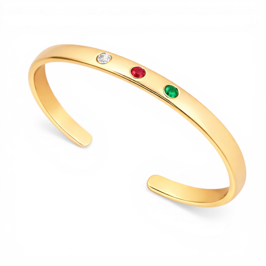 Unisex Cuff Solid Gold
