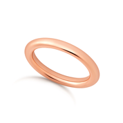 18ct Solid Yellow Gold Rounded Wedding Band