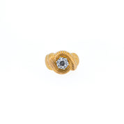1960's Statement 18ct Yellow Gold Diamond Ring