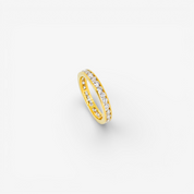 Vintage 18ct Yellow Gold Eternity Wedding Ring