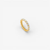 Vintage 18ct Yellow Gold Diamond Eternity Wedding Ring