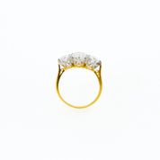Trilogy Diamond Three Stone Engagement Ring