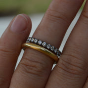 18ct Solid Yellow Gold Rounded Wedding Band