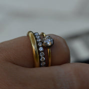 18ct Solid Yellow Gold Rounded Wedding Band