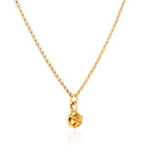 November Birthstone Georgian Inspired Setting Drop Necklace