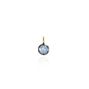 June Birthstone Georgian Inspired Setting Drop Necklace