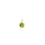 August Peridot Georgian Inspired Setting Pendant