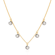 2.50ct Diamond Georgian Inspired Setting Drop Necklace