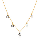 2.50ct Diamond Georgian Inspired Setting Drop Necklace