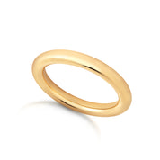 18ct Solid Yellow Gold Rounded Wedding Band