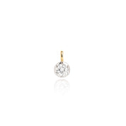 April Diamond Georgian Inspired Setting Pendant