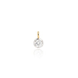 April Diamond Georgian Inspired Setting Pendant