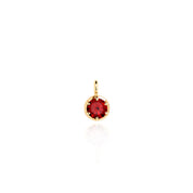 Birthstone Georgian Inspired Setting Pendant
