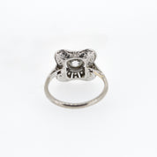 Unique Art Deco 1920's Diamond Engagement Ring