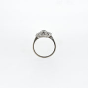 Unique Art Deco 1920's Diamond Engagement Ring